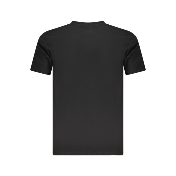 CAVALLI CLASS Ανδρικό Μαύρο T-shirt με κοντά μανίκια και λογότυπο