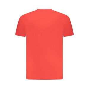 Cavalli Class Ανδρικό Κόκκινο T-shirt με print λογότυπο