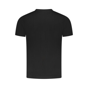 Cavalli Class Ανδρικό Μαύρο T-shirt με κοντά μανίκια και λογότυπο
