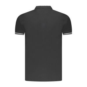 Cavalli Class Ανδρική Μαύρη Polo Μπλούζα με κοντά μανίκια