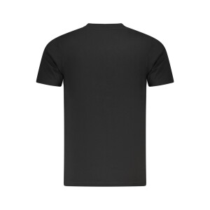 CAVALLI CLASS Ανδρικό Μαύρο T-shirt με κοντά μανίκια και λογότυπο