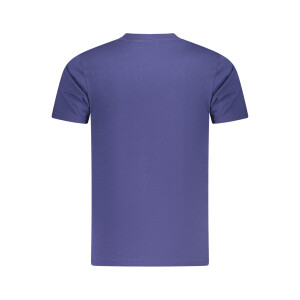 Cavalli Class ανδρικό t-shirt σε μπλε χρώμα με print λογότυπο