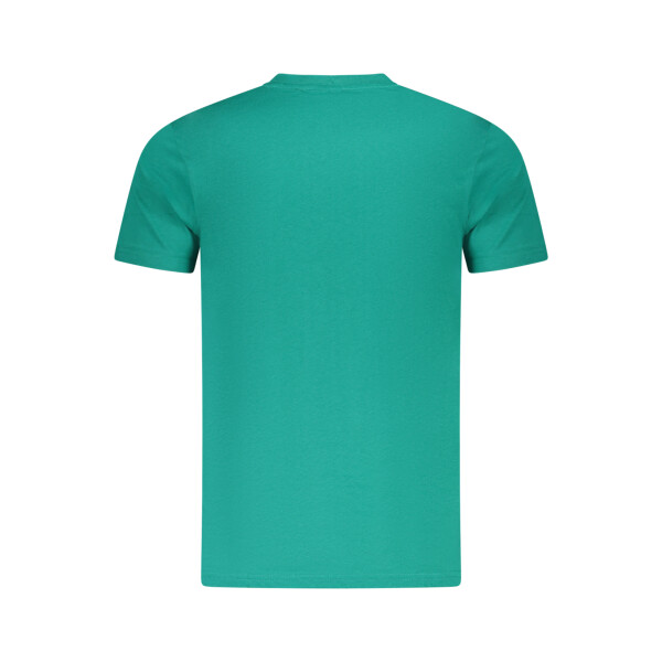 CAVALLI CLASS ανδρικό t-shirt σε πράσινο χρώμα με κοντά μανίκια και λογότυπο
