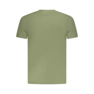 CAVALLI CLASS Ανδρικό Πράσινο T-shirt με στρογγυλή λαιμόκοψη και λογότυπο