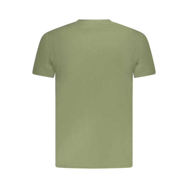 CAVALLI CLASS Ανδρικό Πράσινο T-shirt με στρογγυλή λαιμόκοψη και λογότυπο