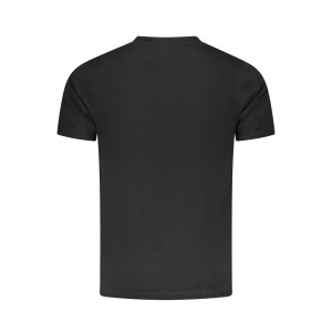 Cavalli Class Ανδρικό Μαύρο T-shirt με print λογότυπο