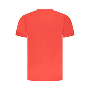 CAVALLI CLASS Ανδρικό Κόκκινο T-Shirt με print λογότυπο