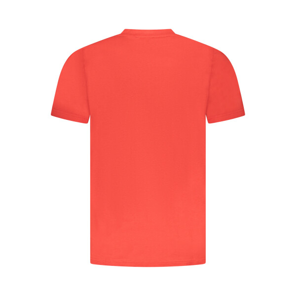 CAVALLI CLASS Ανδρικό Κόκκινο T-Shirt με print λογότυπο