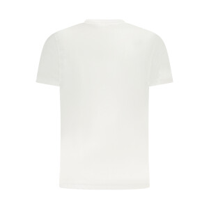 Cavalli Class Ανδρικό Λευκό T-shirt με print λογότυπο