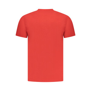 CAVALLI CLASS Ανδρικό Κόκκινο T-Shirt με κοντά μανίκια και λογότυπο