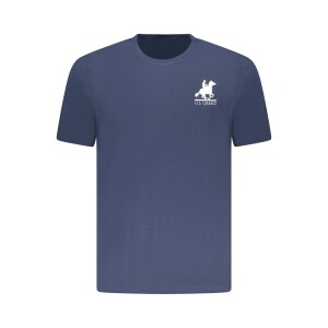 U.S. GRAND ανδρικό t-shirt σε μπλε χρώμα με στρογγυλή λαιμόκοψη και print με λογότυπο