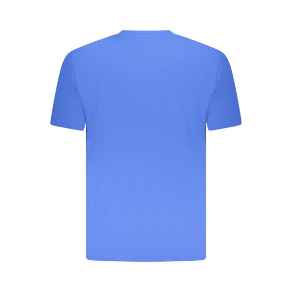 U.S. GRAND ανδρικό μπλε t-shirt με στρογγυλή λαιμόκοψη και print λογότυπο