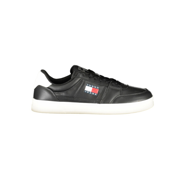 Tommy Hilfiger ανδρικά sneakers σε μαύρο χρώμα με κορδόνια