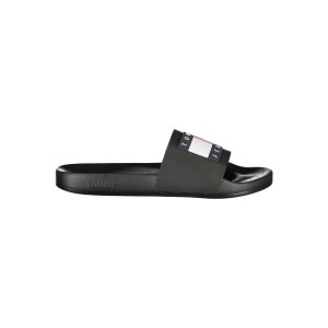 Tommy Hilfiger Ανδρικές Μαύρες Σαγιονάρες με print λογότυπο