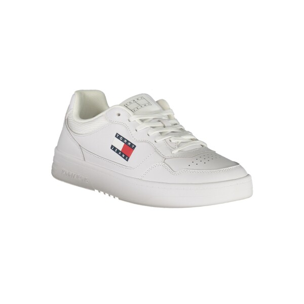 Tommy Hilfiger Ανδρικά Λευκά Sneakers με κορδόνια