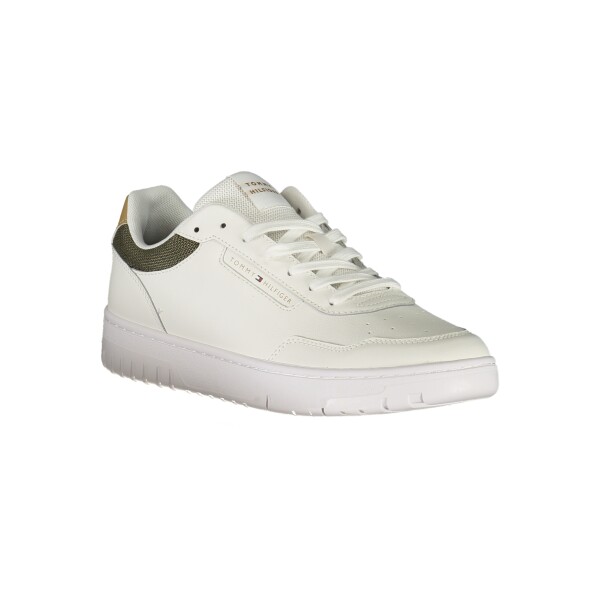 Tommy Hilfiger ανδρικά sneakers σε λευκό χρώμα με κορδόνια