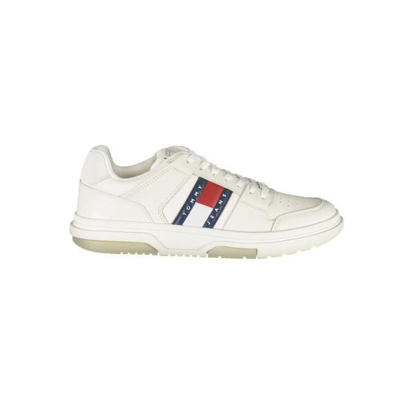 Tommy Hilfiger ανδρικά sneakers σε λευκό χρώμα με κορδόνια
