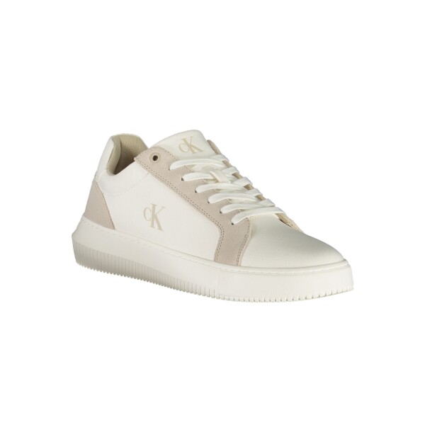 Calvin Klein ανδρικά sneakers σε λευκό χρώμα με κορδόνια