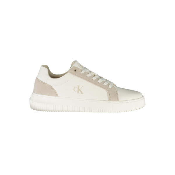 Calvin Klein ανδρικά sneakers σε λευκό χρώμα με κορδόνια