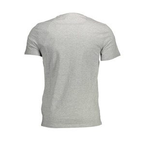 Guess Jeans Ανδρικό Γκρι T-shirt με V λαιμόκοψη