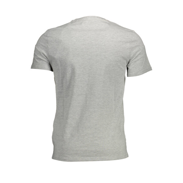 Guess Jeans Ανδρικό Γκρι T-shirt με V λαιμόκοψη