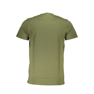 CAVALLI CLASS Ανδρικό Πράσινο T-shirt με print λογότυπο