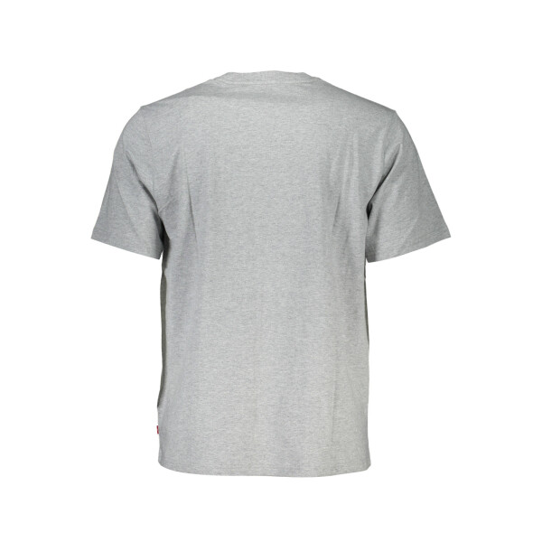 Levi's ανδρικό γκρι t-shirt με στρογγυλή λαιμόκοψη και κεντημένο λογότυπο