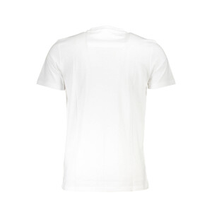 CAVALLI CLASS Ανδρικό Λευκό T-Shirt με print λογότυπο