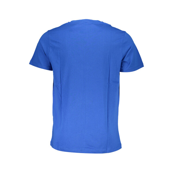 GIAN MARCO VENTURI Ανδρικό Μπλε T-shirt με κοντά μανίκια και λογότυπο