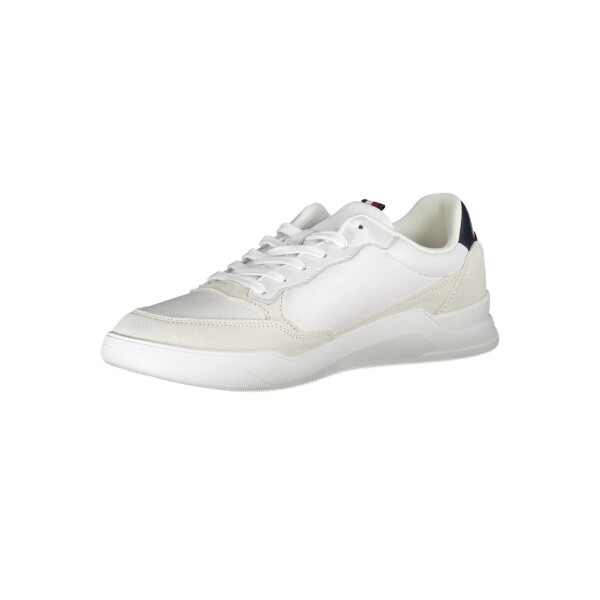 Tommy Hilfiger ανδρικά λευκά sneakers με κορδόνια