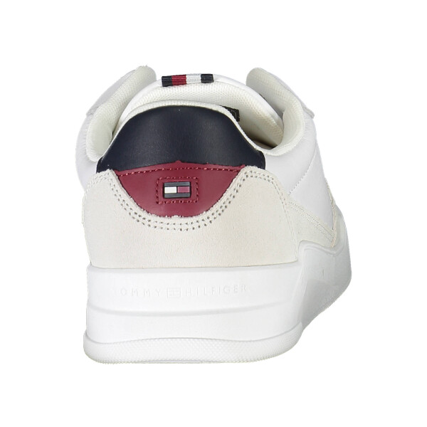 Tommy Hilfiger ανδρικά λευκά sneakers με κορδόνια