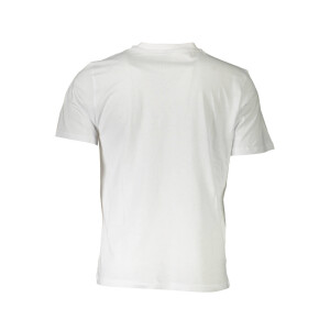 North Sails ανδρικό λευκό T-shirt με κοντά μανίκια και λογότυπο