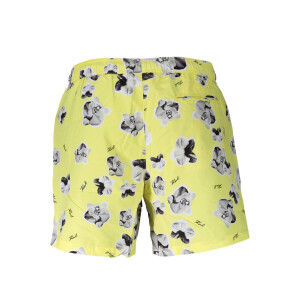 Karl Lagerfeld Beachwear Ανδρικά Κίτρινα Μαγιό με λογότυπο