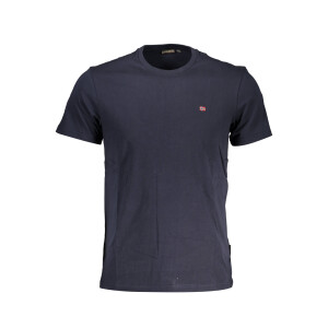Napapijri Ανδρικό Μπλε T-shirt με στρογγυλή λαιμόκοψη