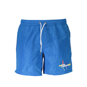 Karl Lagerfeld Beachwear Ανδρικό Μπλε Μαγιό με κορδόνια και τσέπες