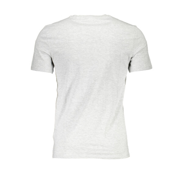 Guess Jeans ανδρικό t-shirt σε γκρι χρώμα με κοντά μανίκια και λογότυπο