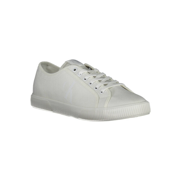 Calvin Klein ανδρικά sneakers σε λευκό χρώμα με κορδόνια και λογότυπο