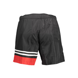 Karl Lagerfeld Beachwear Ανδρικό Μαύρο Μαγιό με τσέπες και λογότυπο