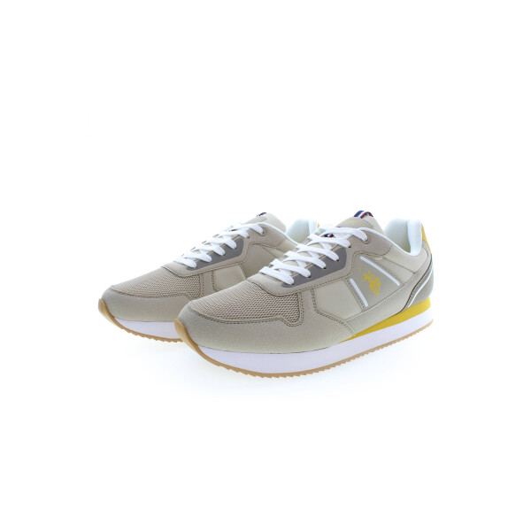 U.S. POLO ASSN.. Ανδρικά Μπεζ Sneakers με κορδόνια