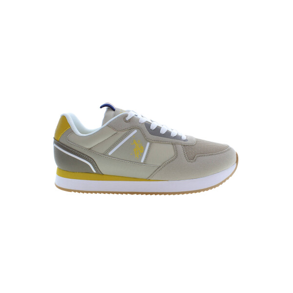 U.S. POLO ASSN.. Ανδρικά Μπεζ Sneakers με κορδόνια