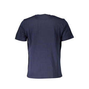 North Sails ανδρικό μπλε t-shirt με στρογγυλή λαιμόκοψη και λογότυπο