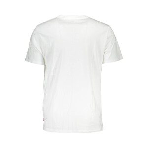 Levi's Ανδρικό Λευκό T-shirt με κοντά μανίκια και λογότυπο