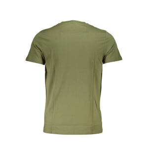Cavalli Class Ανδρικό Πράσινο T-shirt με κοντά μανίκια και λογότυπο