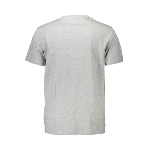 Guess Jeans ανδρικό t-shirt σε γκρι χρώμα με print λογότυπο