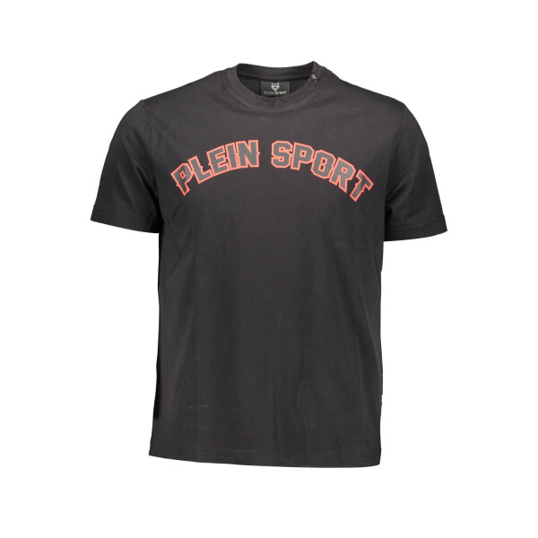 PLEIN SPORT Ανδρικό Μαύρο T-shirt με print και λογότυπο