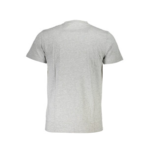 CAVALLI CLASS Ανδρικό Γκρι T-shirt με print λογότυπο