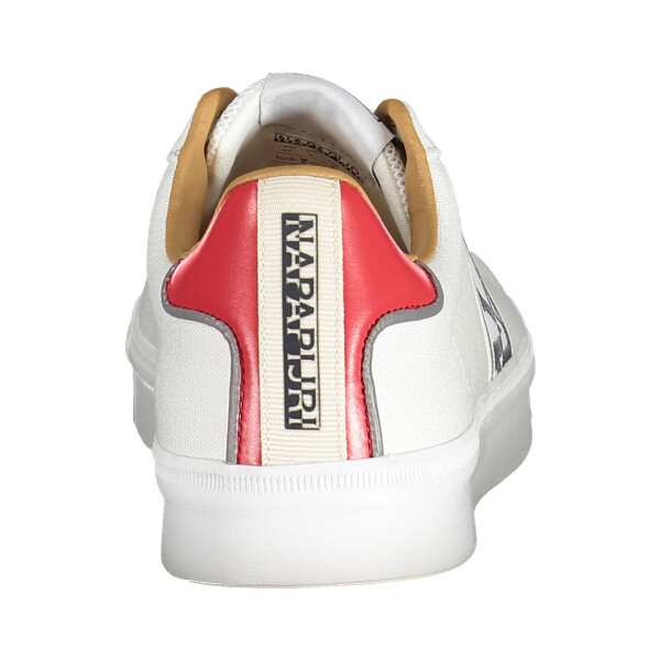 Napapijri SHOES Ανδρικά Λευκά Sneakers με κορδόνια και λογότυπο