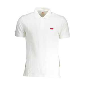 Levi's Ανδρική Λευκή Polo Μπλούζα με κοντά μανίκια