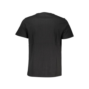GIAN MARCO VENTURI Ανδρικό Μαύρο T-shirt με κοντά μανίκια και λογότυπο