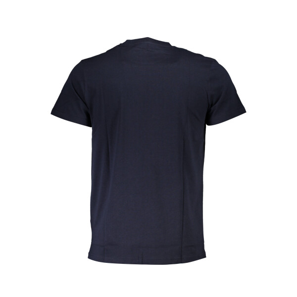 CAVALLI CLASS Ανδρικό Μπλε T-shirt με κοντά μανίκια και λογότυπο